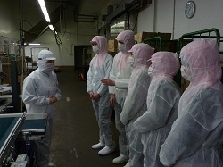 秋田プリマ食品株式会社でのジョブシャドウイング