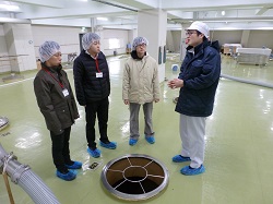 秋田酒類製造株式会社でのジョブシャドウイング